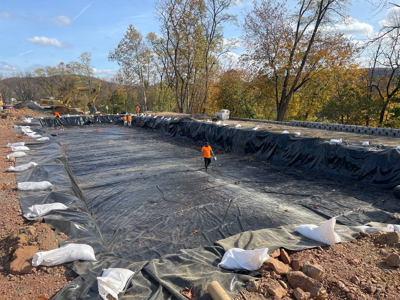 Stormwater management basin