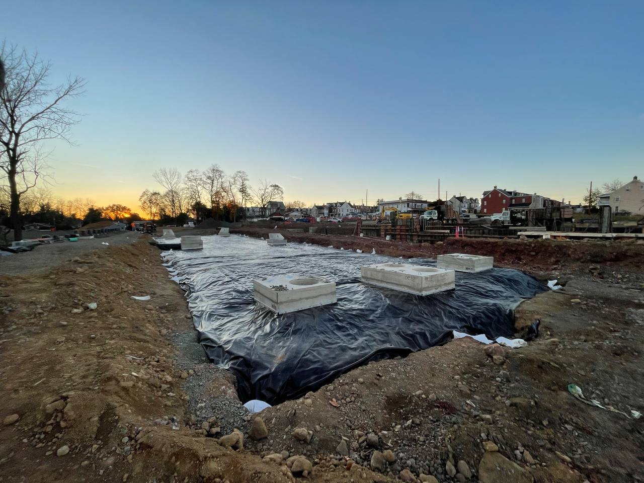 Geotextile underlayment