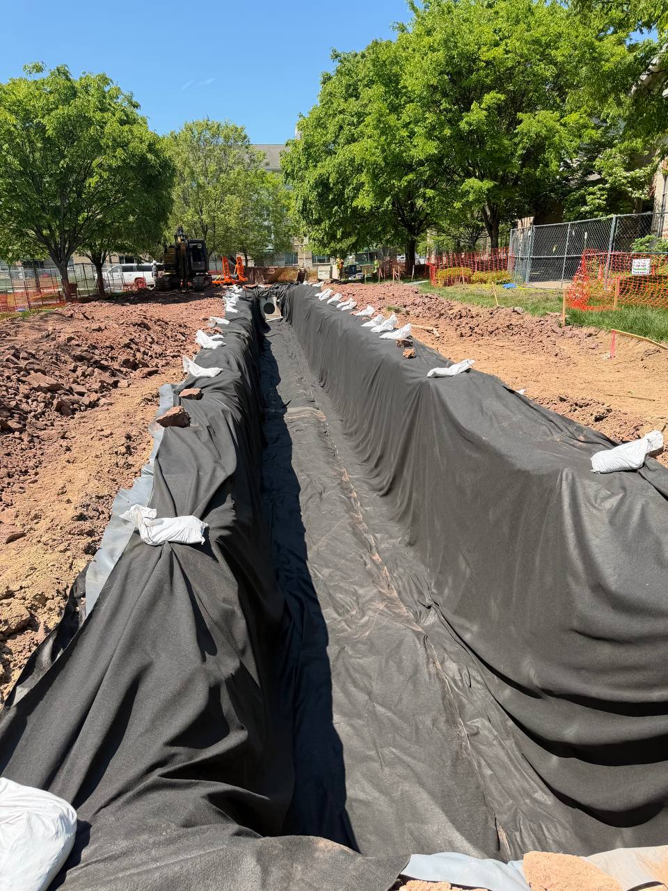 Trench liner installation
